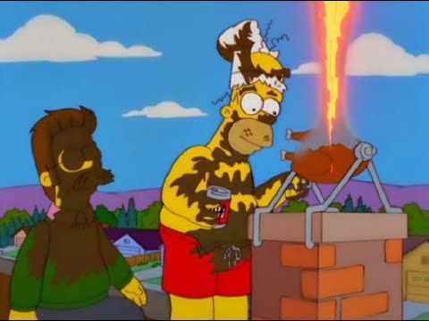 The Simpsons S10E09 - Wir fahr'n nach Vegas - Homer grillt auf Kamin  [Deutsch/German]
