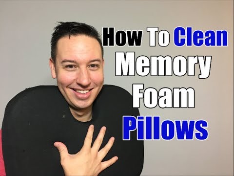 How to clean a memory foam pillow