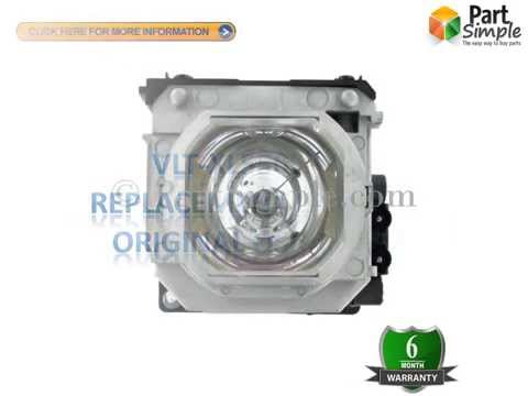 VLT-XL550LP OEM Replacement Lamp with Original Osram Bulb