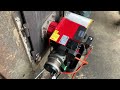 Bairan STW133 2P Waste Oil Burner In Action