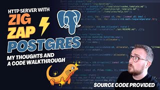 Building an HTTP Server with Zig, Zap, and Postgres - My thoughts and a code walkthrough