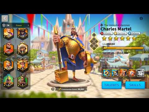 Rok234-VIP16 59M power - expertise : 13 legendary commanders-Flight of the Heron-41k gems.