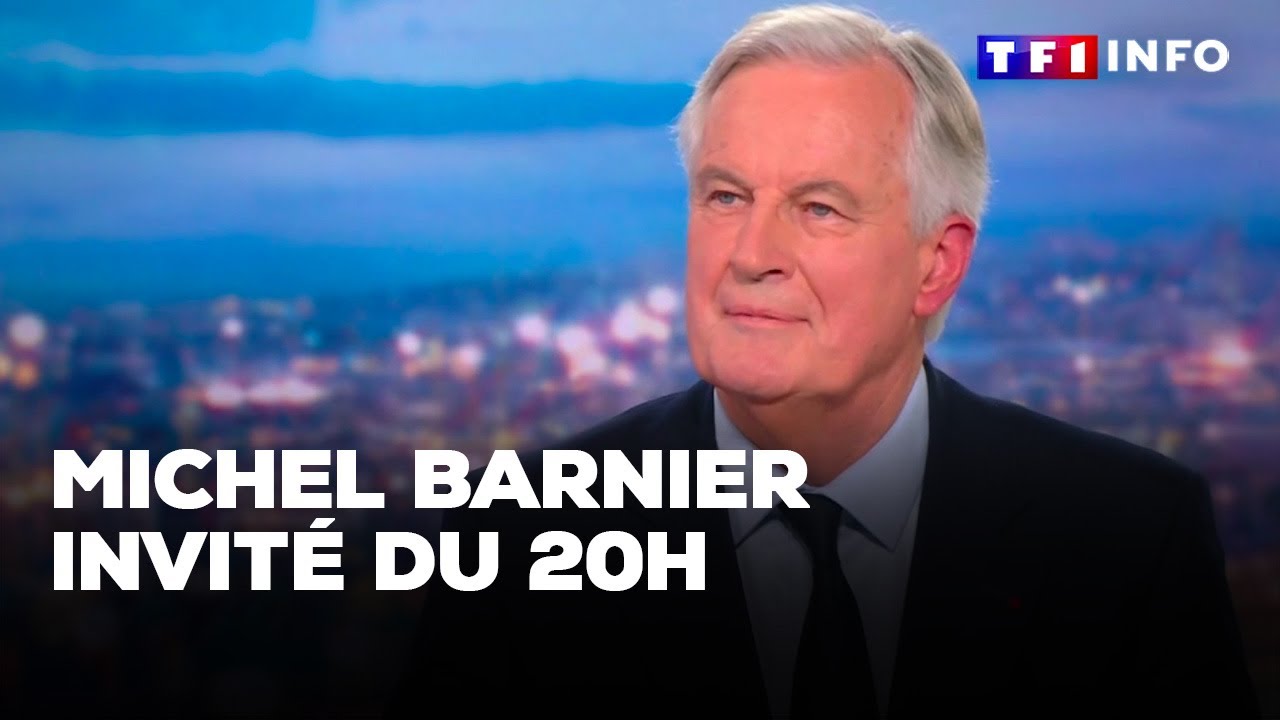Invité du 20H, Michel Barnier actionnera "assurément" le 49.3 pour adopter le budget｜TF1 INFO
