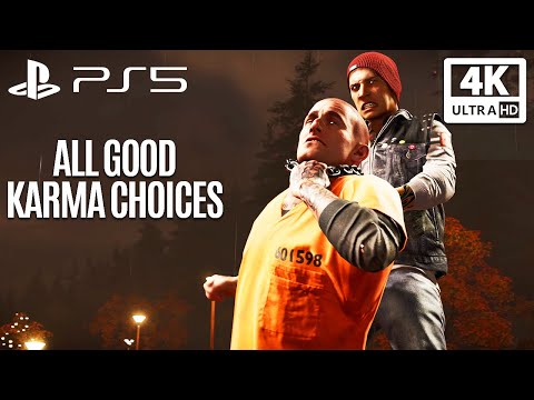 INFAMOUS SECOND SON PS5 All Good Karma Choices 4K 60FPS Ultra HD
