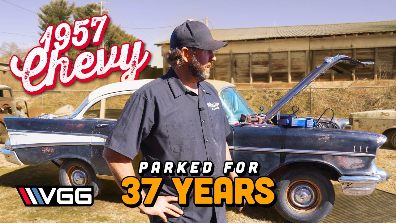 '57 Chevy PARKED 37 YEARS! Can I Get It RUNNING And DRIVE 175 Miles Home?