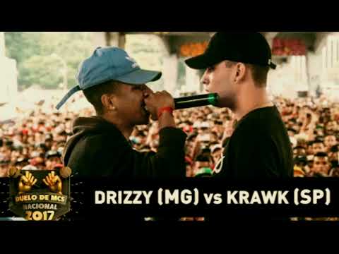 BEAT DUELO DE MC'S 2017 (KRAWK VS DRIZZY) 1° ROUND