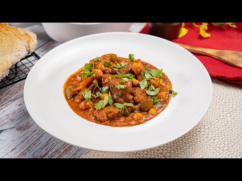 How To Cook LOADED CHICKPEA LENTIL BEEF STEW | Recipes.net