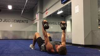 KettleBell Chest Press exercise video thumbnail