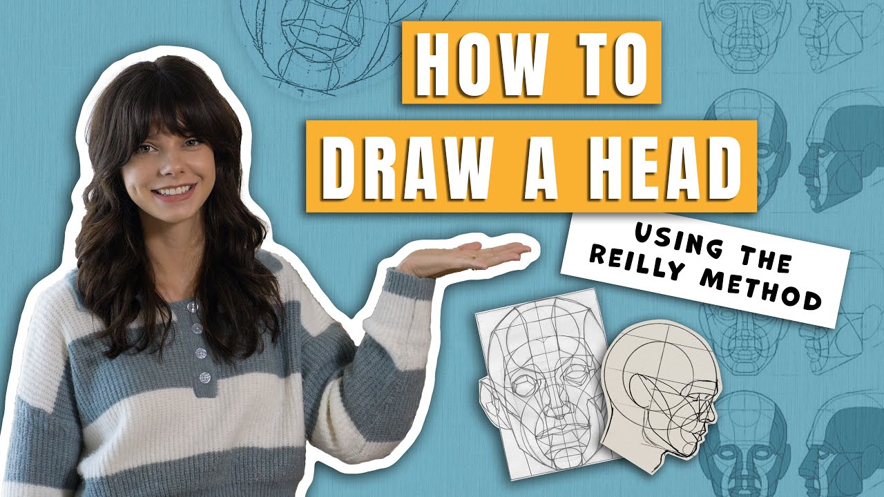 My Favorite HEAD DRAWING METHOD: The Reilly Abstraction! STEP BY STEP Face Proportions & Angles