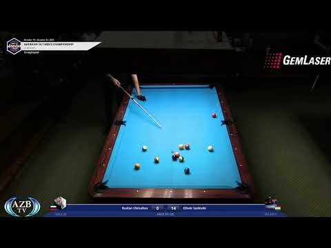 2021 American 14.1 Straight Pool Championship - Ruslan Chinahov vs Oliver Szolnoki