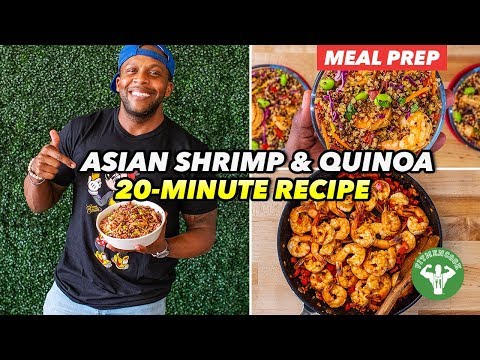 Meal Prep - 20 minute Asian Shrimp & Quinoa
