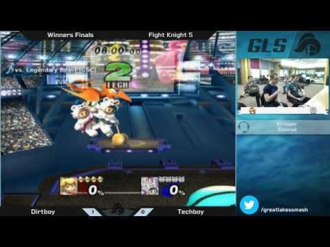 Fight Knight V Singles Winners Finals - Dirtboy (Squirtle/Peach) vs. Techboy (Ice Climbers/Fox)