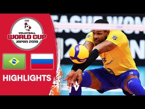 BRAZIL vs. RUSSIA - Highlights | Men's Volleyball World Cup 2019
