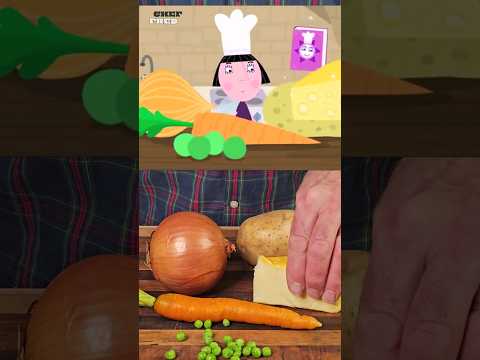 Holly's Soup-er Delicious Modern Meal Madness!🤤 #shorts #benandholly #benandhollycartoon #soup