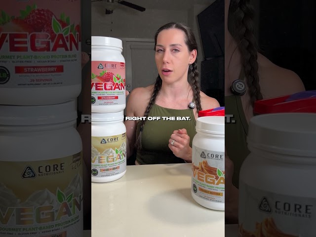 Core Nutritionals VEGAN Peanut Butter | A Plant Protein That Actually Tastes Real