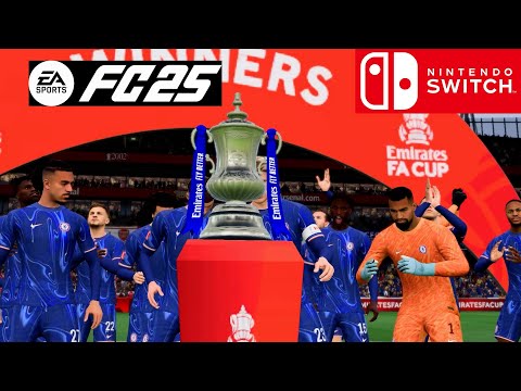 EA FC 25 Switch - Arsenal Vs Chelsea | Emirates FA Cup Final Gameplay