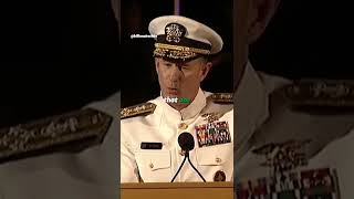 William H. McRaven says if you want to change the world start off by making your bed #shorts
