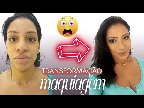 Esta TRANSFORMAÇÃO de MAQUIAGEM 😯