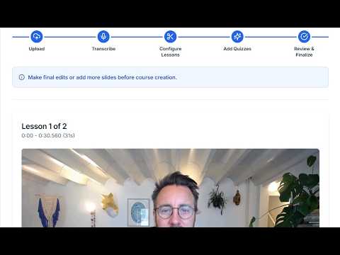 QuikAuthor 105: Turning Video into Interactive AI Courses