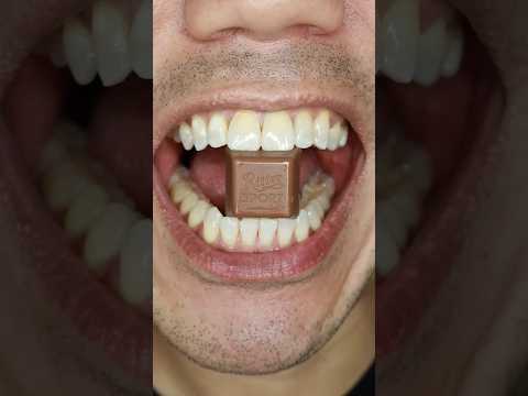 Praline (Edelnugat) Ritter SPORT Cubes Classic Chocolate ASMR#shots
