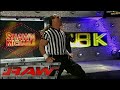 Eric Bichoff Announces Shawn Michaels As The Special Guest Referee Pop RAW Dec 27 2004