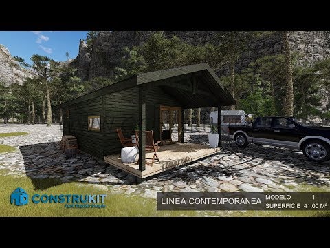 CONSTRUKIT - Linea Contemporánea - Modelo Contemporánea 1 41m2
