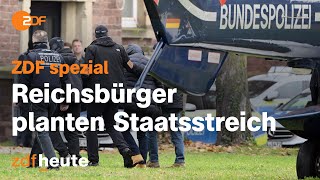 ZDF spezial: Umsturzpläne und Terrorverdacht - Razzia gegen Reichsbürger
