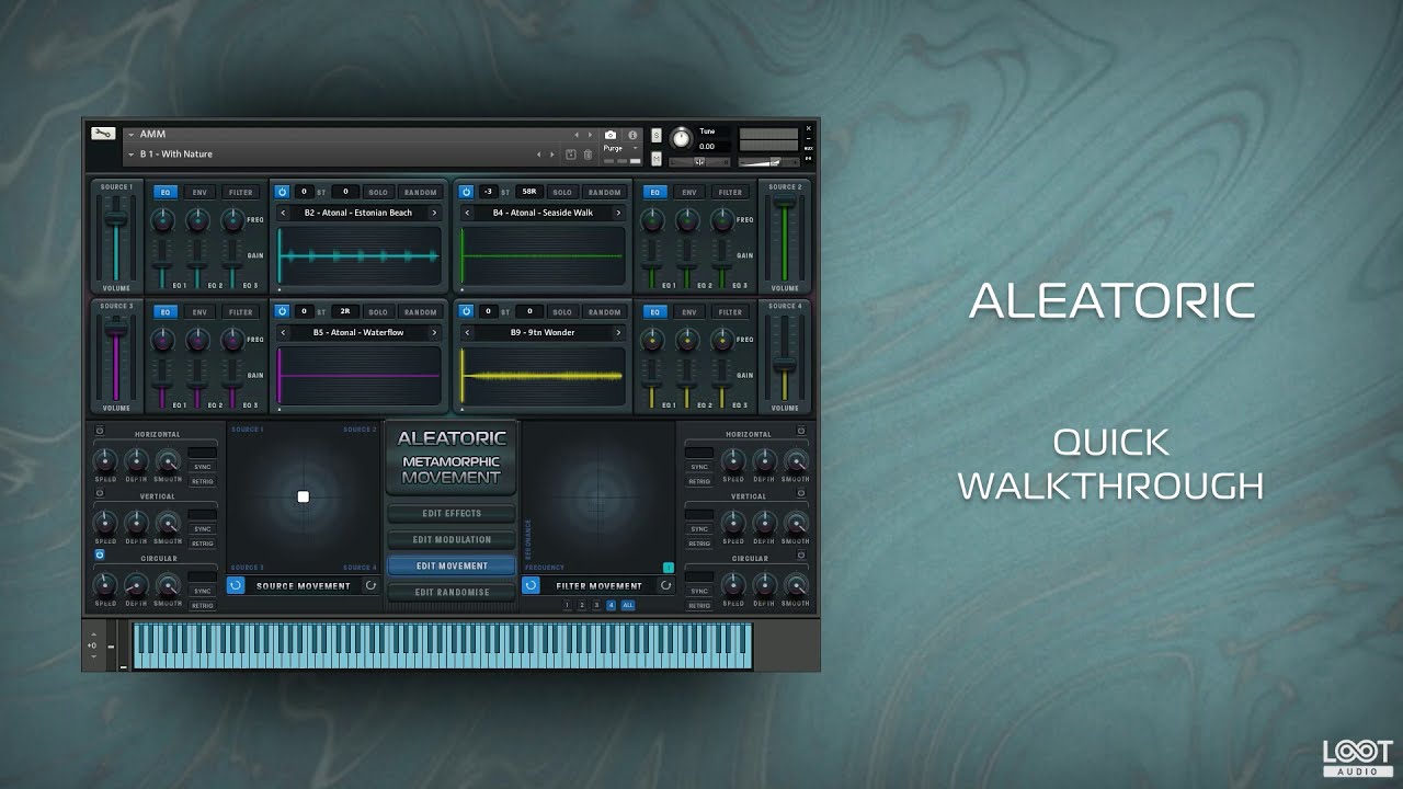 Aleatoric // Kontakt Instrument // Walkthrough Video