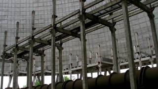 preview picture of video 'Chernobyl: CNPP Cooling Towers 5 & 6 - Inside'