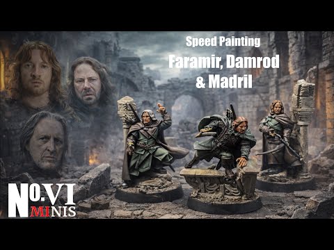 Speed Painting | the Heroes from the Battle of Osgiliath Boxed Set - in Under an Hour