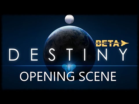 Destiny Beta Opening Cut Scene & Fight Sequence 1080p PS4 Gameplay