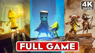LITTLE NIGHTMARES TRILOGY Full Series Gameplay Walkthrough FULL GAME [4K 60FPS] - No Commentary