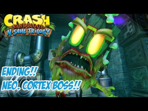 Crash Bandicoot Warped (N. Sane Trilogy) - ENDING/ DR. NEO CORTEX BOSS!
