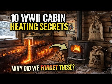 10 WWII Cabin Heating Secrets — Why Did Modern Builders Forget These?