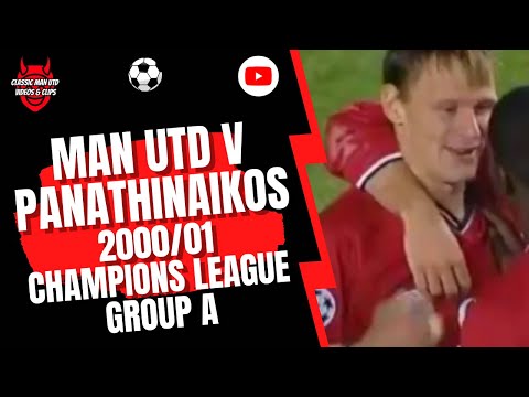Man Utd v Panathinaikos 2000/01 Champions League Group A
