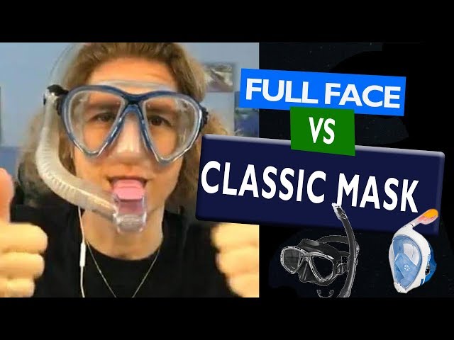Full Face vs Classic mask for snorkeling