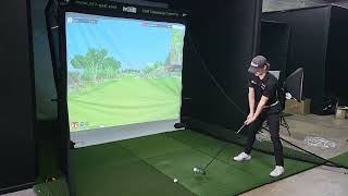 24/7 Golf Return Golf Net with Simulator Screen using TruGolf e6 Connect