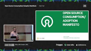 Open Source Consumption/ Adoption Manifesto