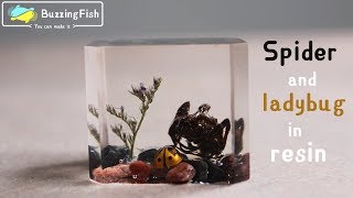 🐞Spider and Ladybug in resin. DIY Resin🕷️