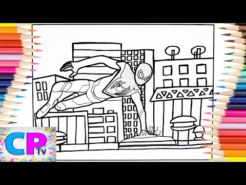 Spider-Man Miles Morales Coloring Pages/Superhero in Action/Unknown Brain - Superhero [NCS Release]