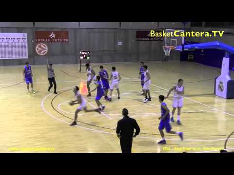 Derbi "EBA" REAL MADRID vs. ESTUDIANTES.- Competición madrileña (8-3-2015) BasketCantera.TV