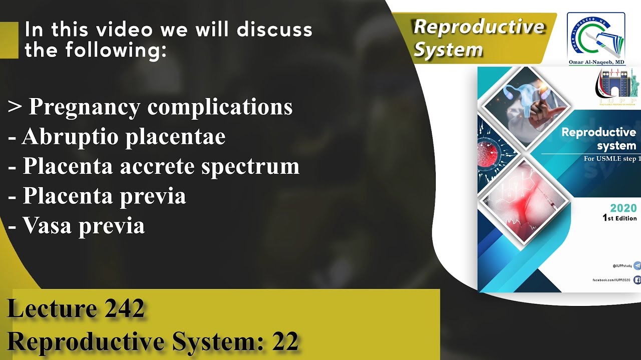 Abruptio placentae | Placenta accrete spectrum | Placenta previa | Vasa previa