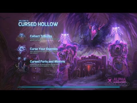 Cursed Hollow Gameplay - Heroes of the Storm Alpha