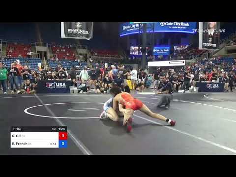 112 Lbs Round Of 64 - Rehmat Gill, California Vs Brooke French, Georgia C9af