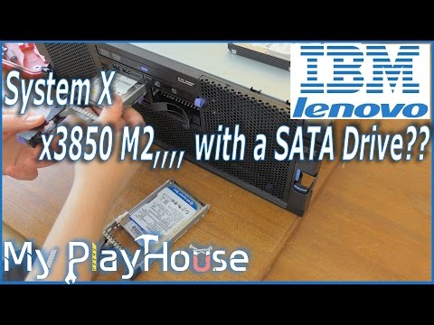 Highend IBM Enterprise x3850 M2,, but can it use SATA disk? - 367