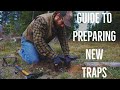 Preparing New Traps for the Trapline︱Step by Step Guide to Degreasing, Dyeing, and Waxing Traps