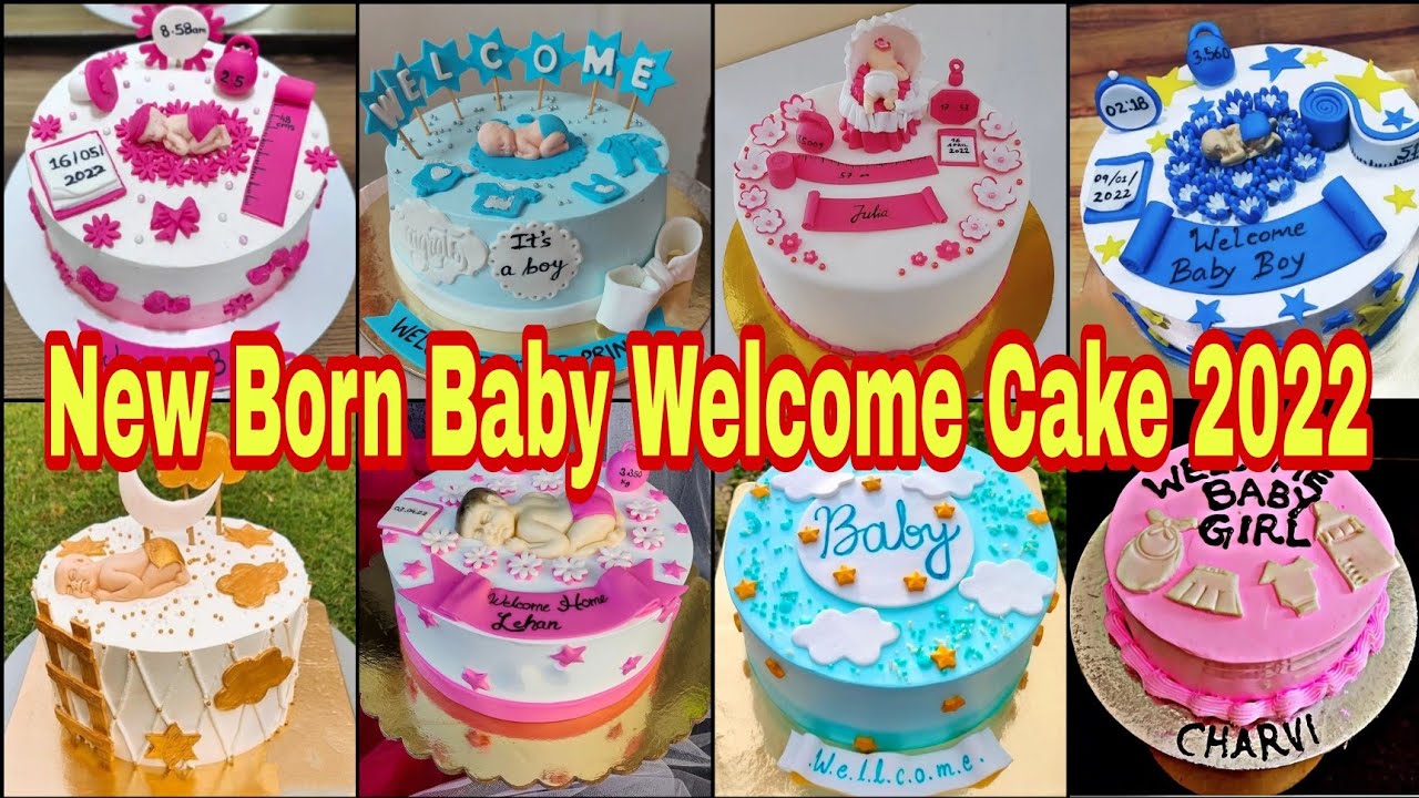 New Born Baby Welcome Cake Designs 2022/Welcome Baby Cake Designs/Welcome Baby Cake/Cake Decorating