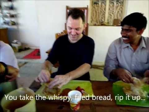 Eating with your hands in India