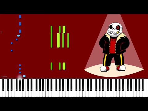 Underfell // Edgy Sans is Edgy | LyricWulf Piano Tutorial on Synthesia