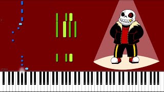 Underfell // Edgy Sans is Edgy | LyricWulf Piano Tutorial on Synthesia